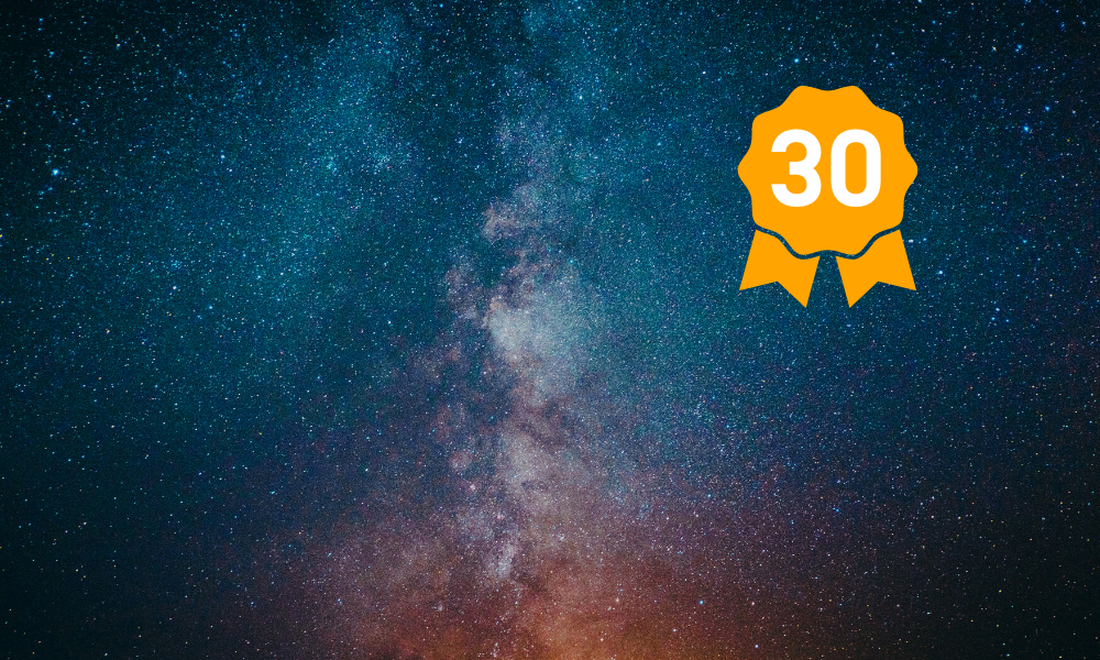 Quantic Wenzel Associates | Celebrating 30 Years in Space Website Banner Graphic